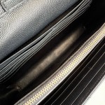 Saint Laurent Envelope Bag in Quilted Grain de Poudre Leather